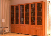 Книжный шкаф со стеклом – сочетание практичности и превосходного дизайна