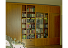 Книжный шкаф-купе для гостиной