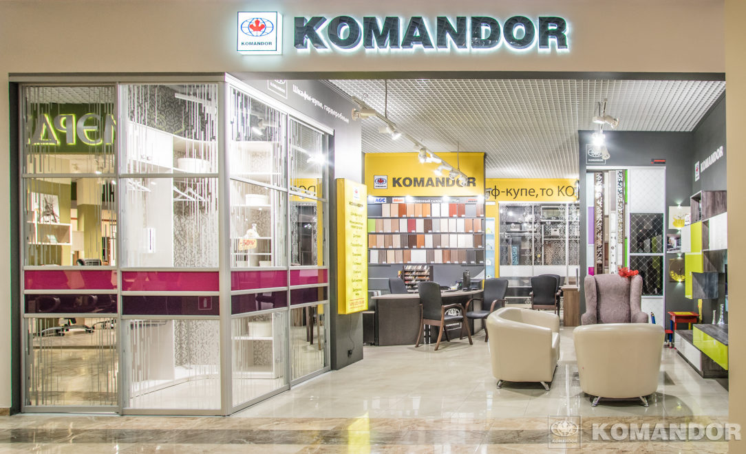 Проект салона Komandor в Химках