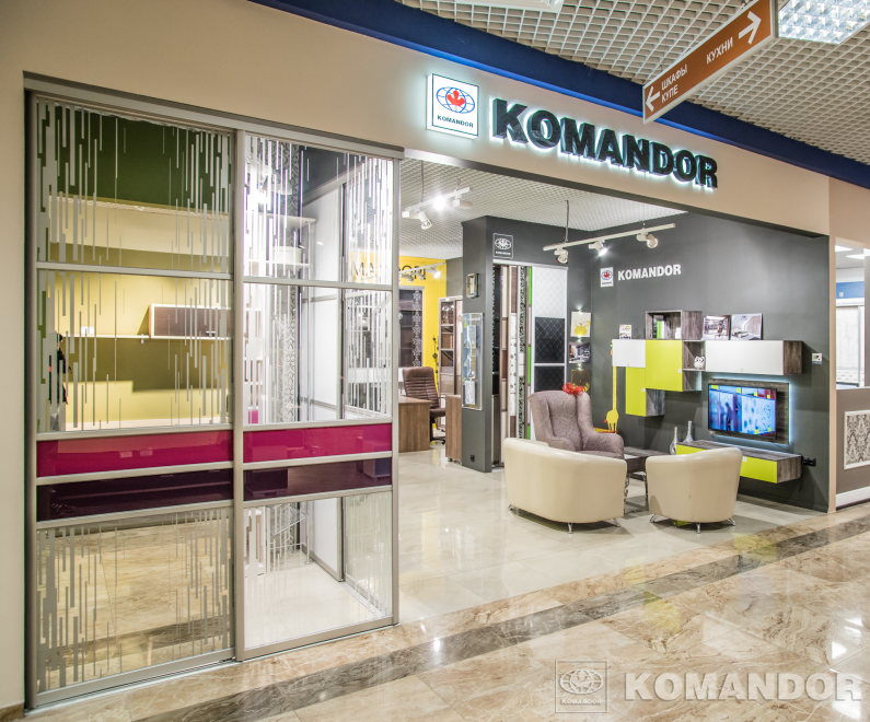 Проект салона Komandor в Химках