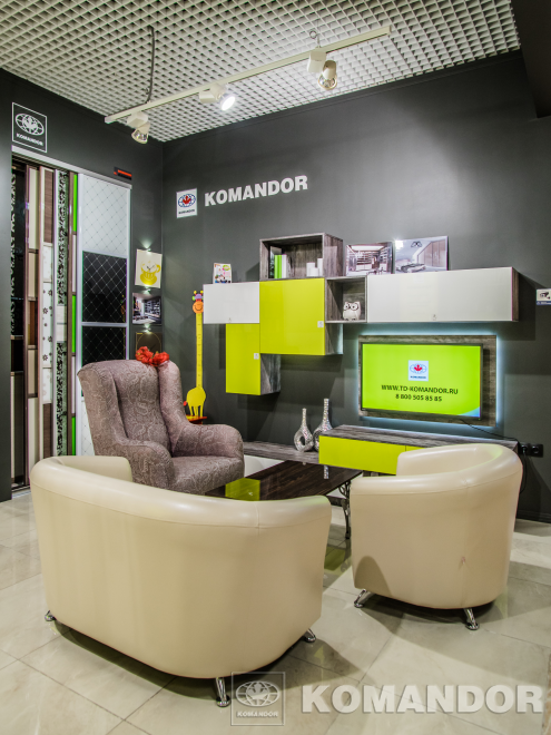 Проект салона Komandor в Химках