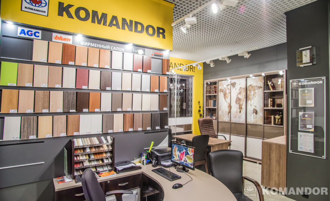 Проект салона Komandor в Химках