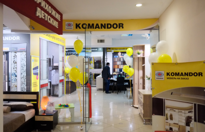Проект салона Komandor в г.Сергиев Посад