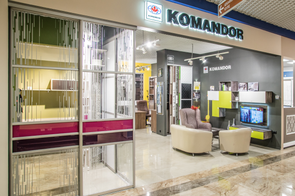 Проект салона Komandor в Химках