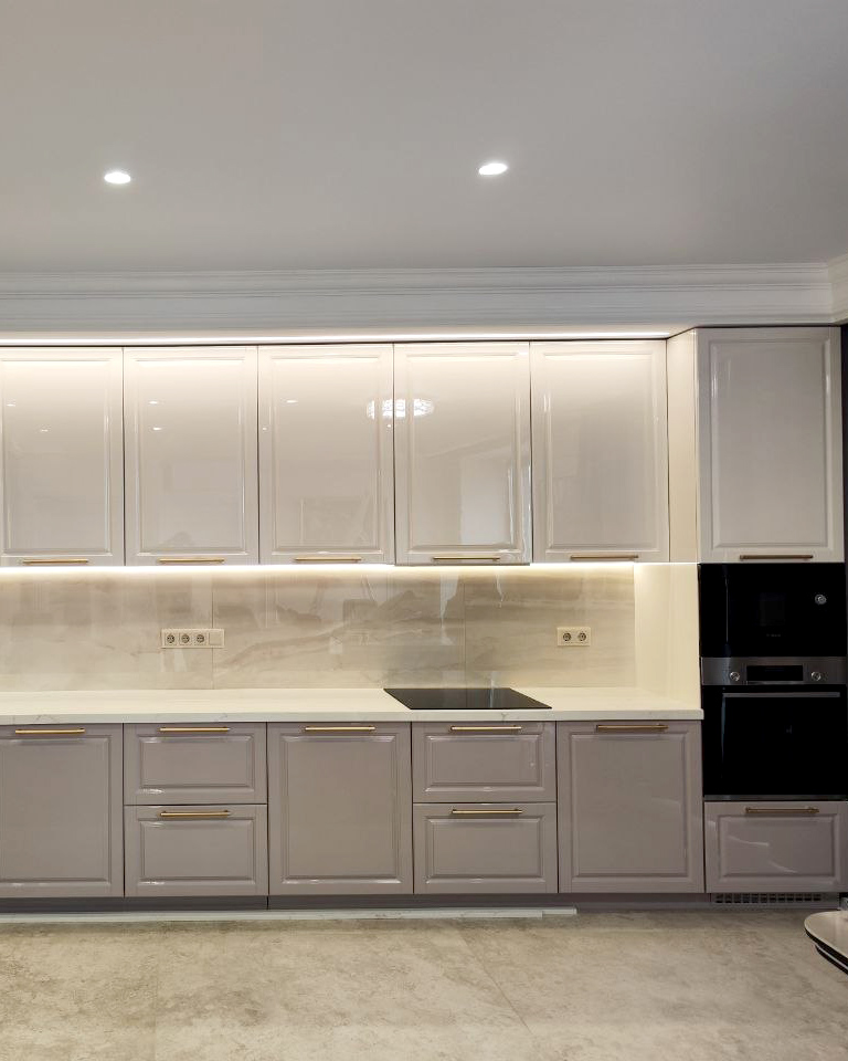 Прямая кухня из МДФ