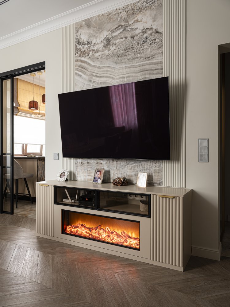 ТВ-зона в гостиной