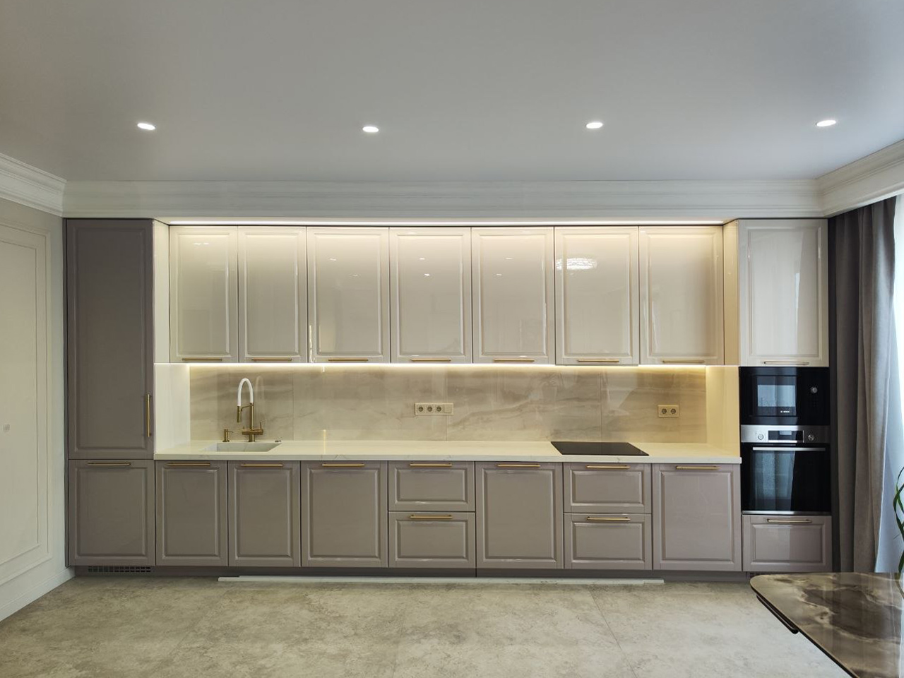 Прямая кухня из МДФ