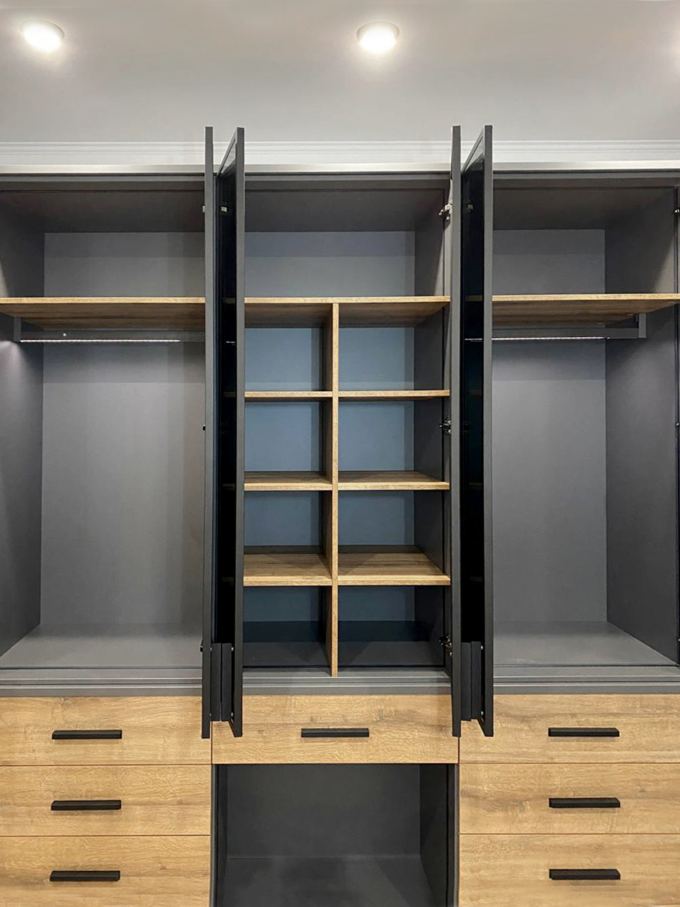 Угловая гардеробная 