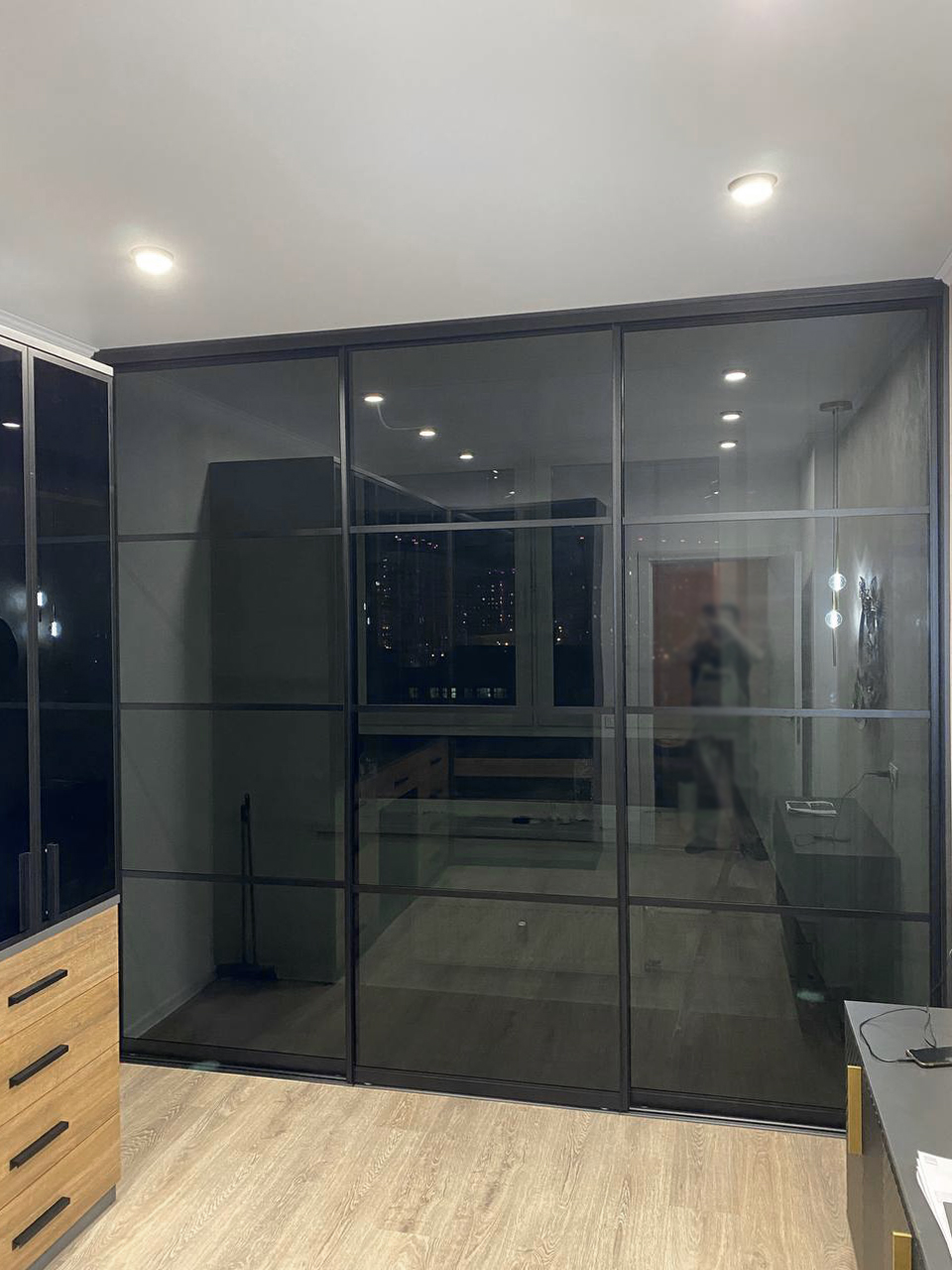 Угловая гардеробная 