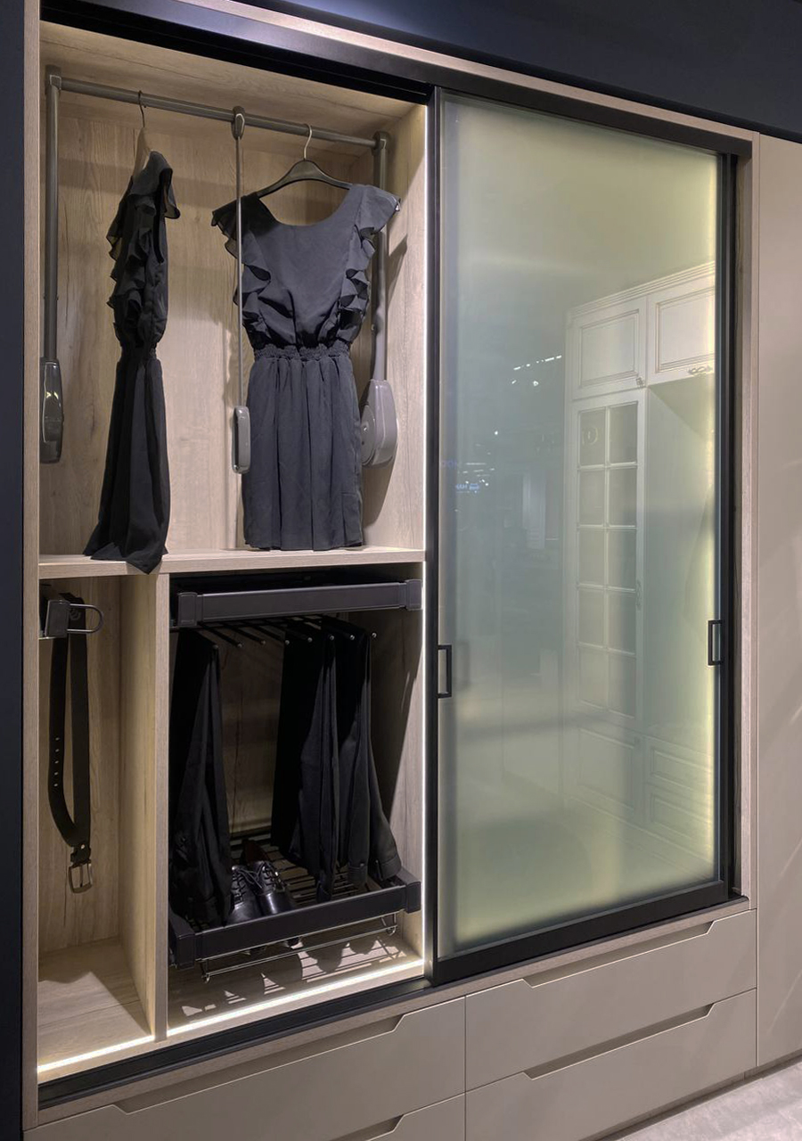 Шкаф распашной + купе 