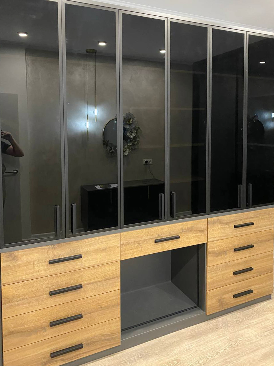 Угловая гардеробная 