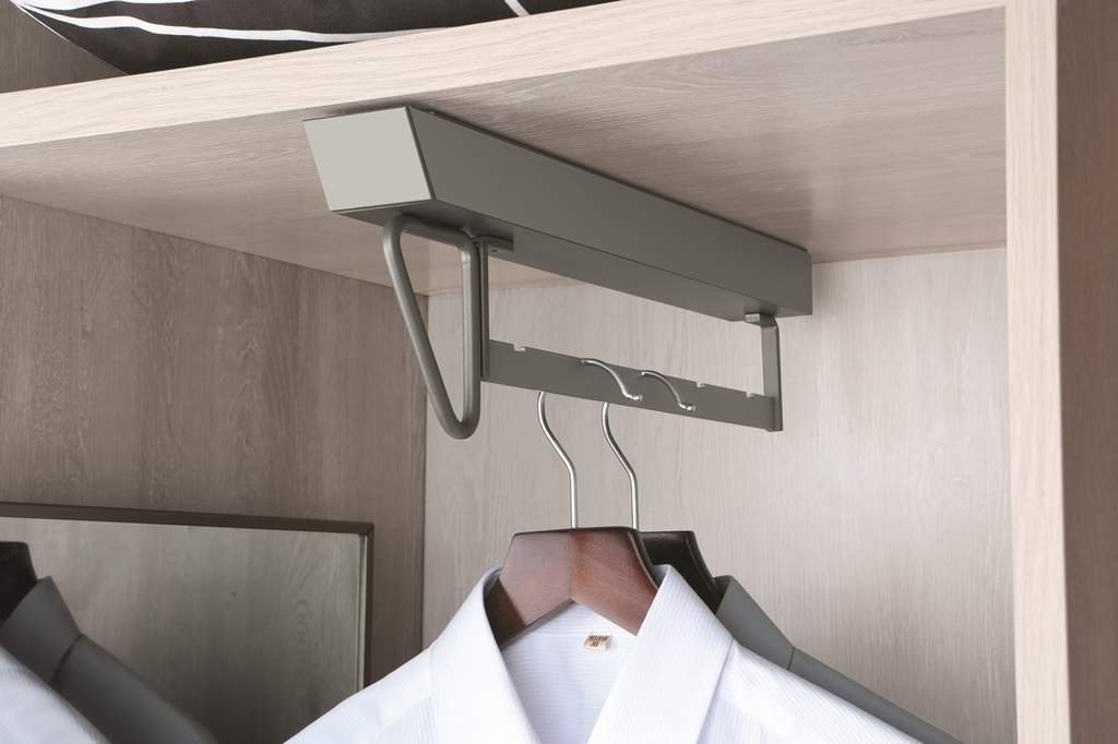 Вешало для плечиков, потолочное крепление