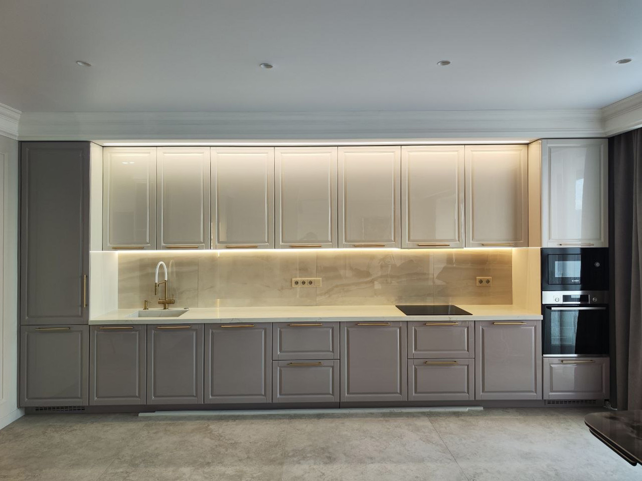 Прямая кухня из МДФ