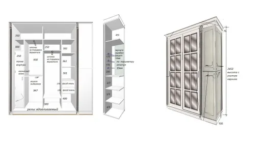 Шкаф-купе классический