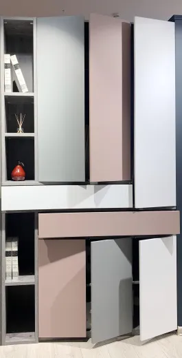 Шкаф Тетрис с  МДФ фасадами SUPRAMAT