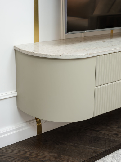 Навесная тумба в гостиную