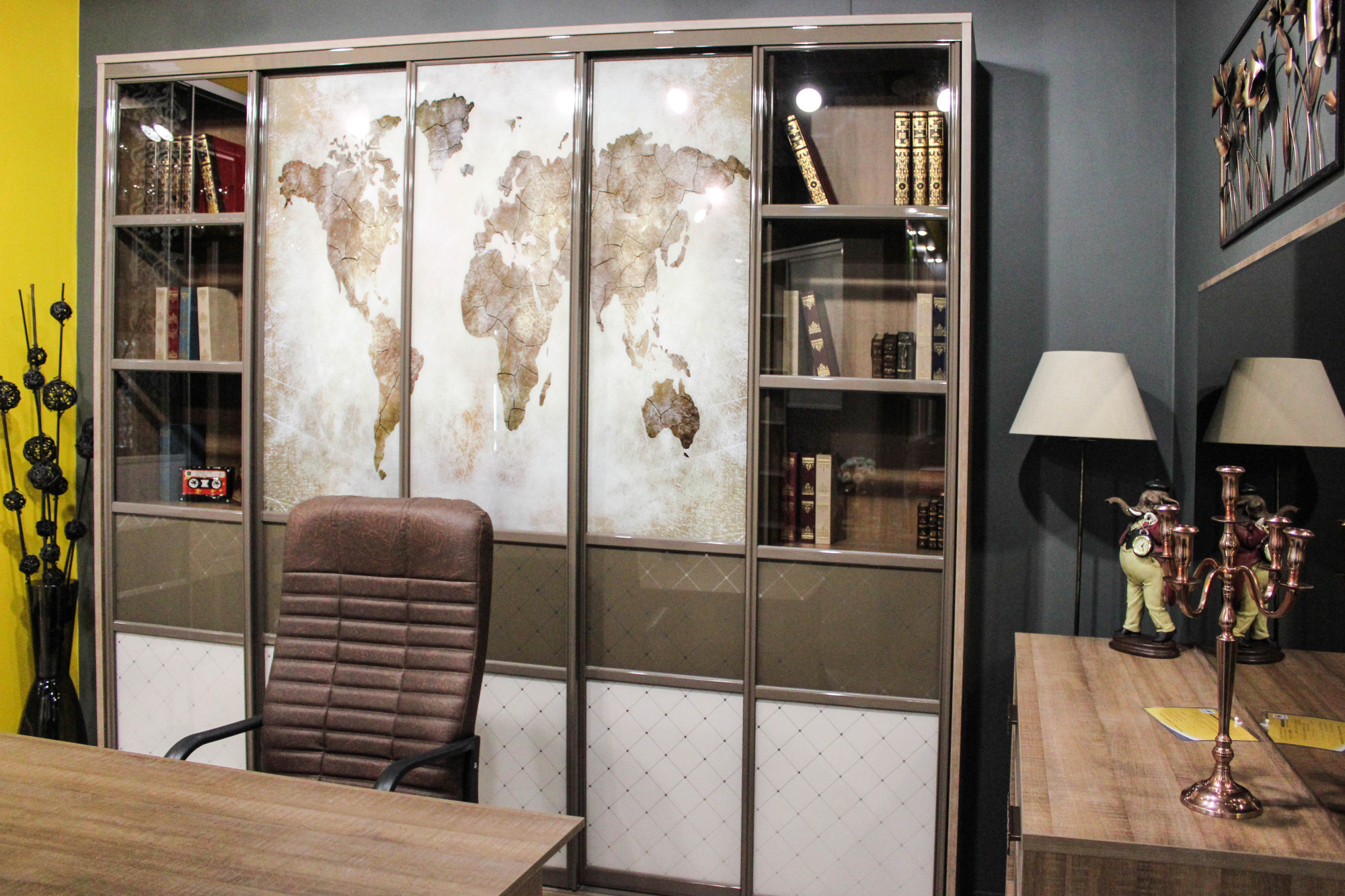 Библиотека с экосольвентной фотопечатью