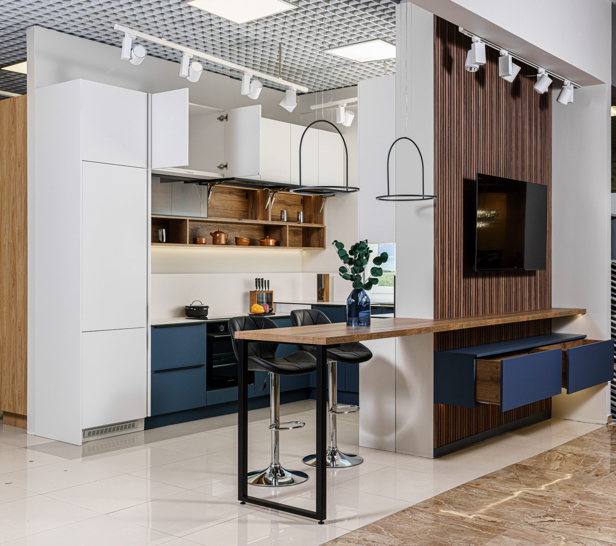 П-образная кухня