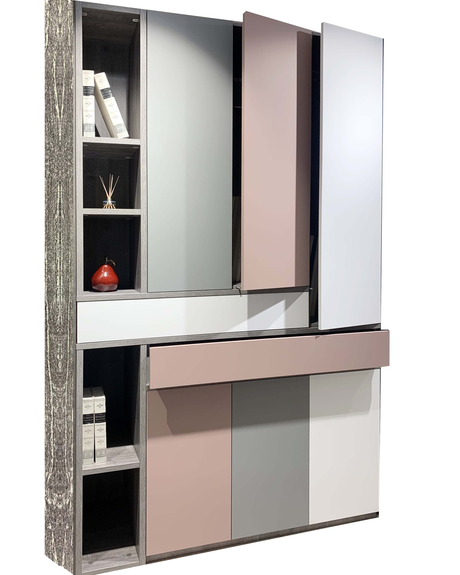 Шкаф Тетрис с  МДФ фасадами SUPRAMAT