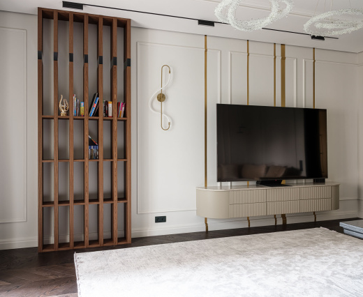 Навесная тумба в гостиную