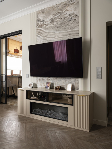 ТВ-зона в гостиной