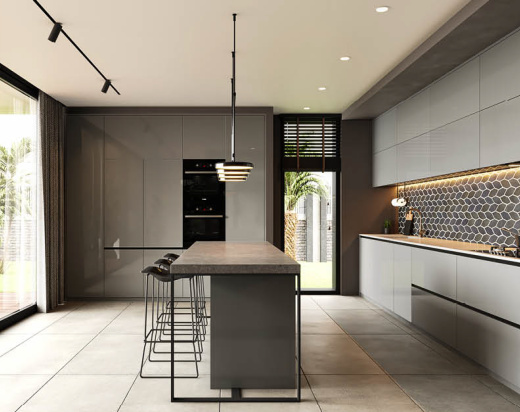 Кухня с островом 