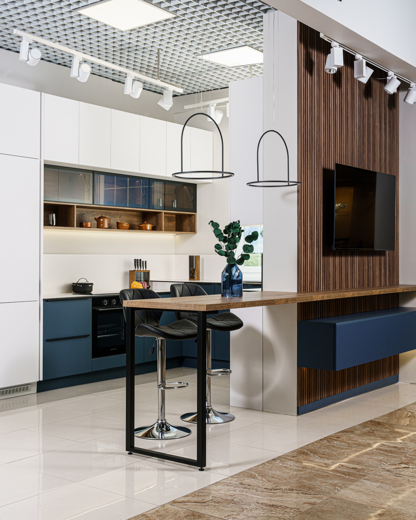 П-образная кухня