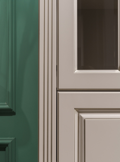 Библиотека с фасадами МДФ