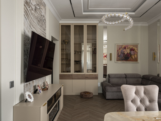 ТВ-зона в гостиной