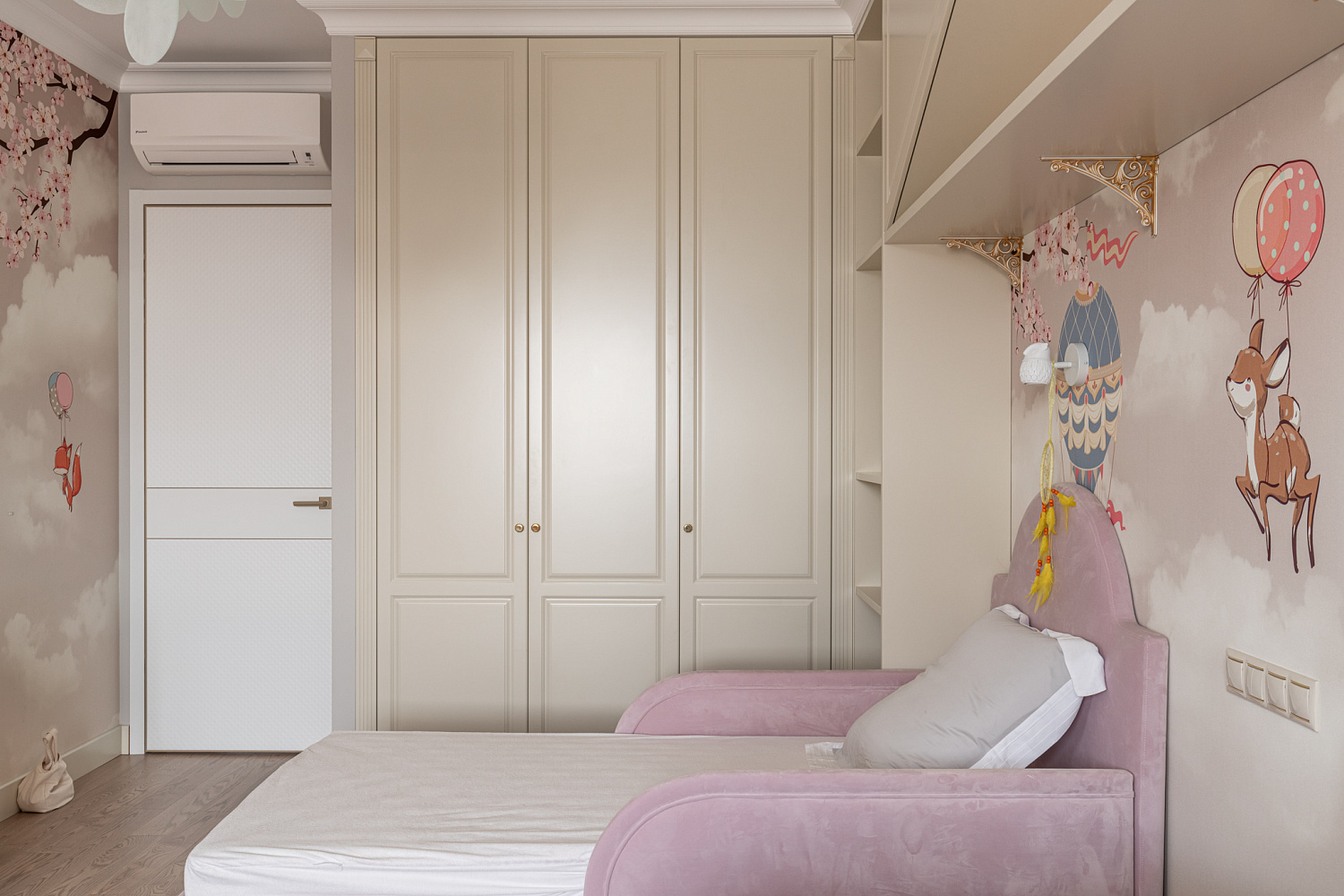 Мебель из МДФ в спальню для девочек