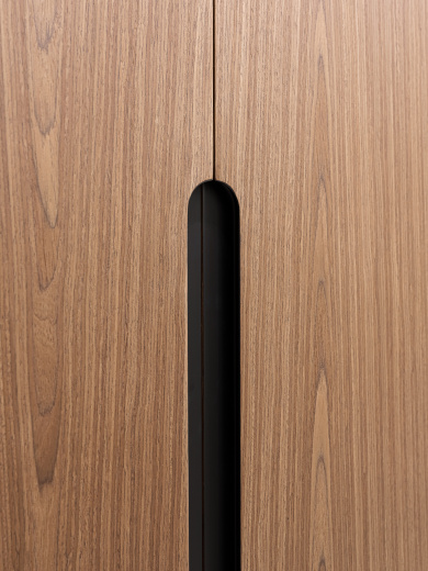 Распашной шкаф из шпона