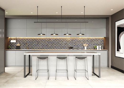 Кухня с островом 