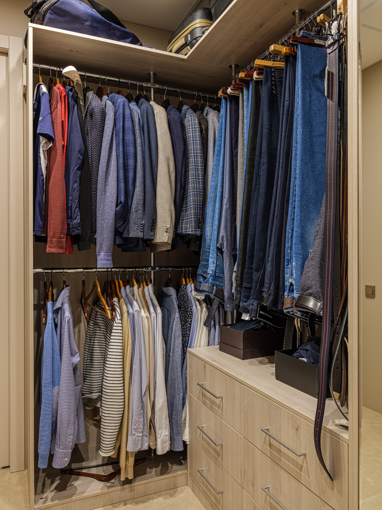 Система хранения в гардеробную 