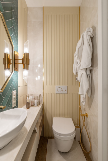 Мебель из шпона в ванную комнату