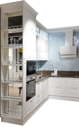 Классическая угловая кухня