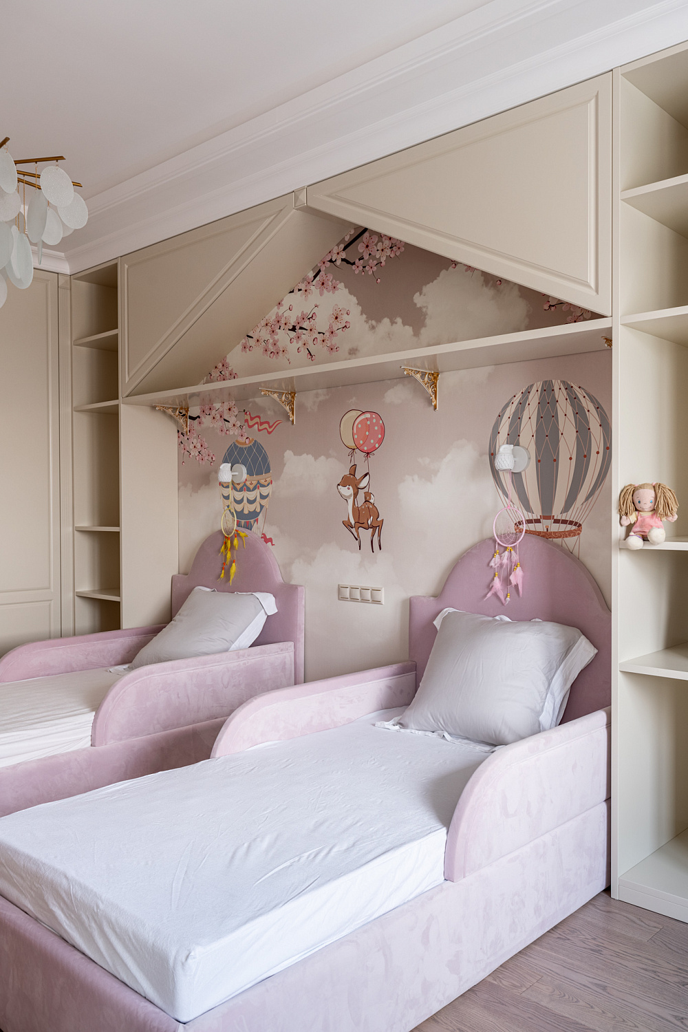 Мебель из МДФ в спальню для девочек