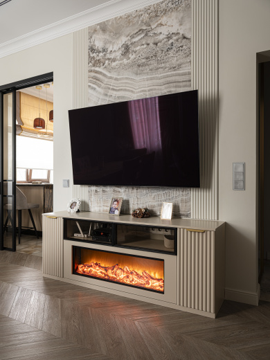 ТВ-зона в гостиной