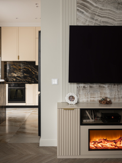 ТВ-зона в гостиной