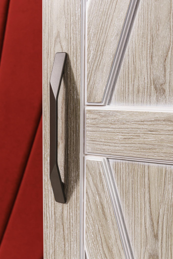 Прихожая из шпона с мягким элементом