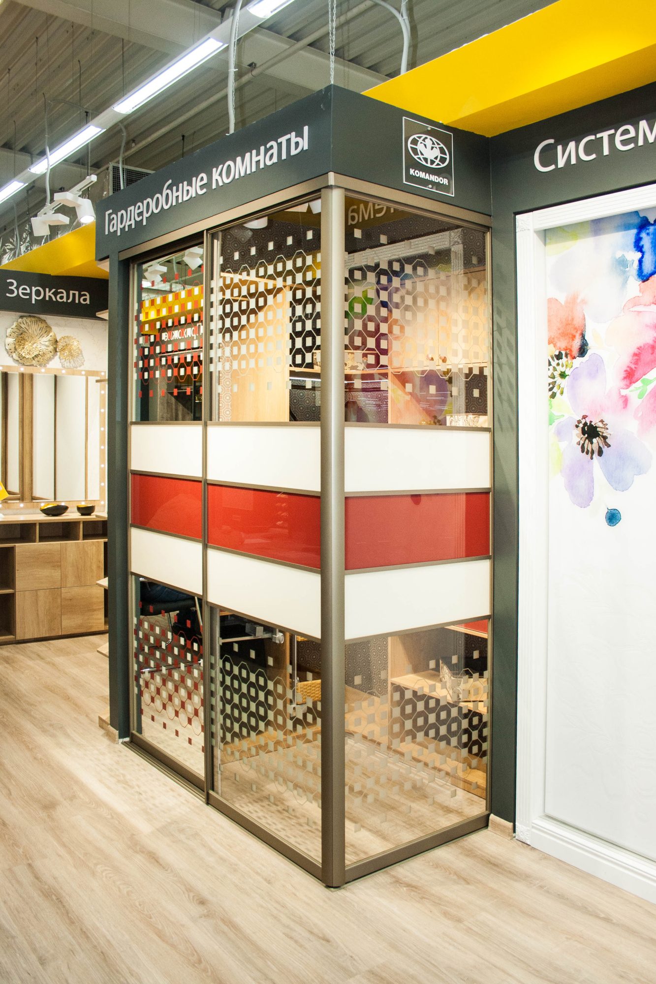 Угловые двери-купе 