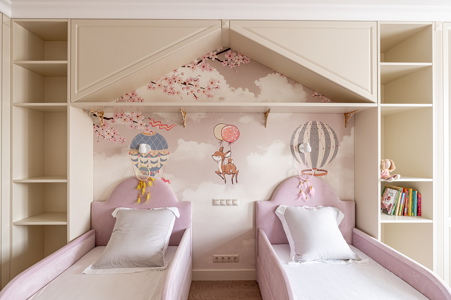 Мебель из МДФ в спальню для девочек