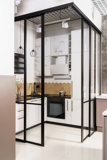 Двери-купе синхронного открывания