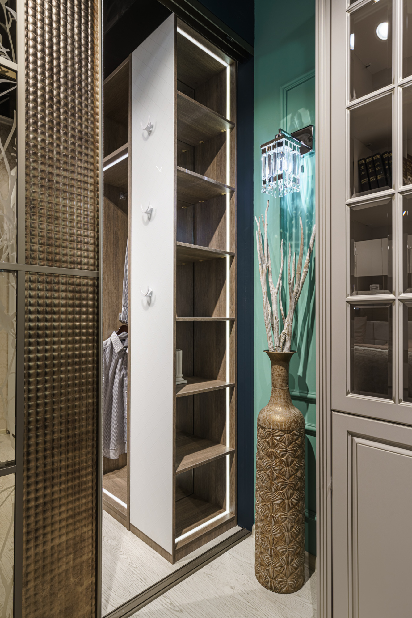 Гардеробная в современном стиле