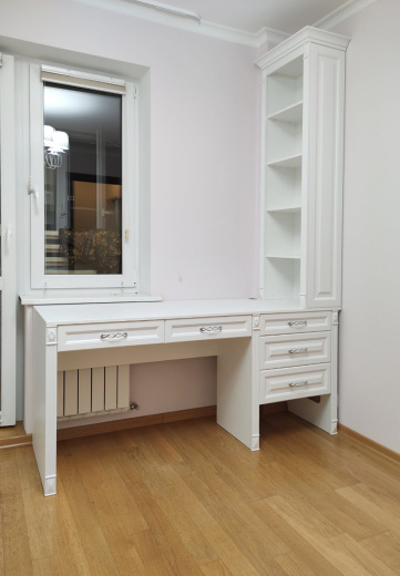 Мебель в детскую (кровать, шкаф, рабочая зона) из МДФ 