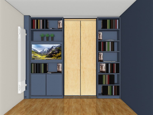 Подвижный шкаф 