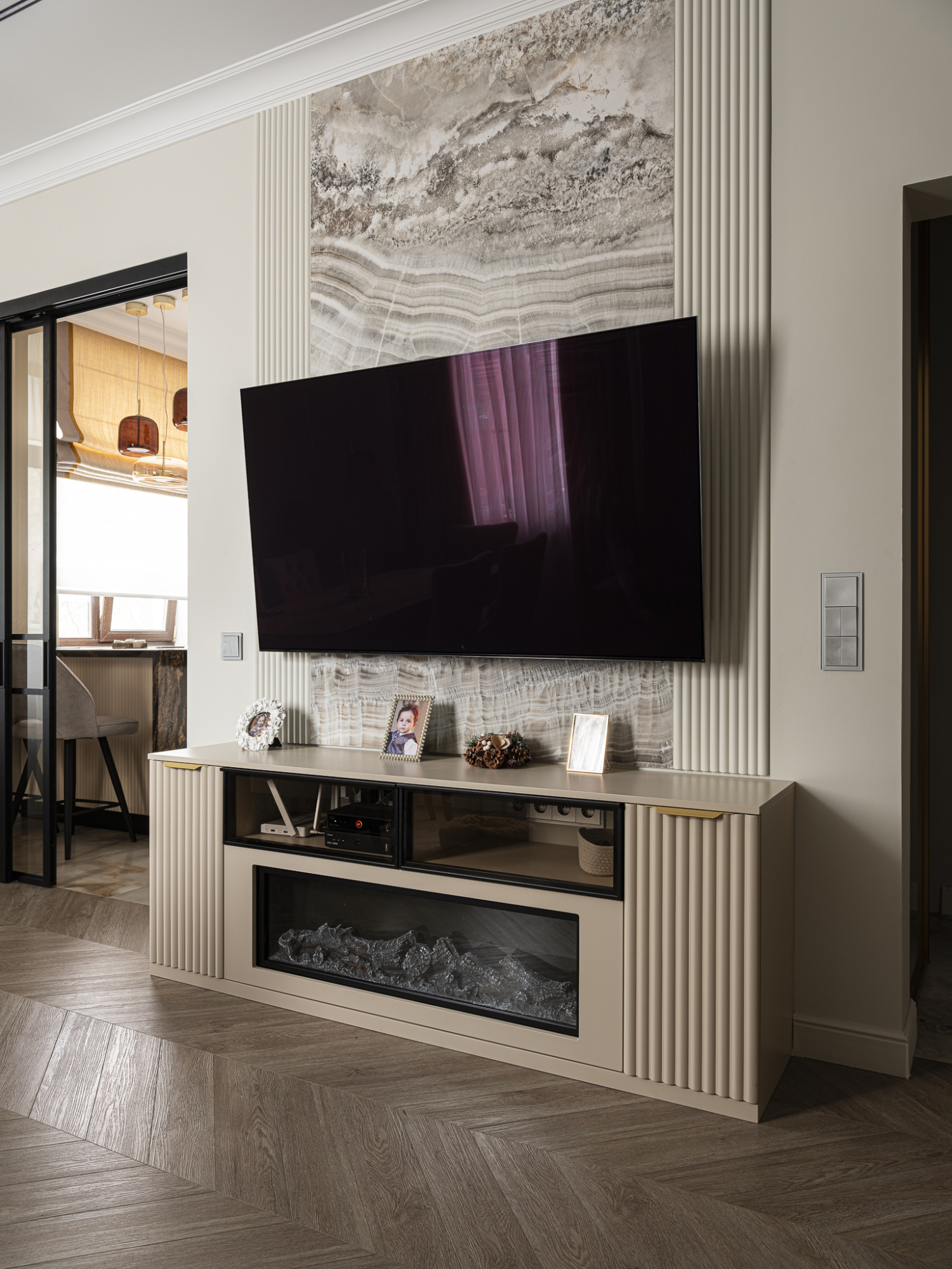 ТВ-зона в гостиной