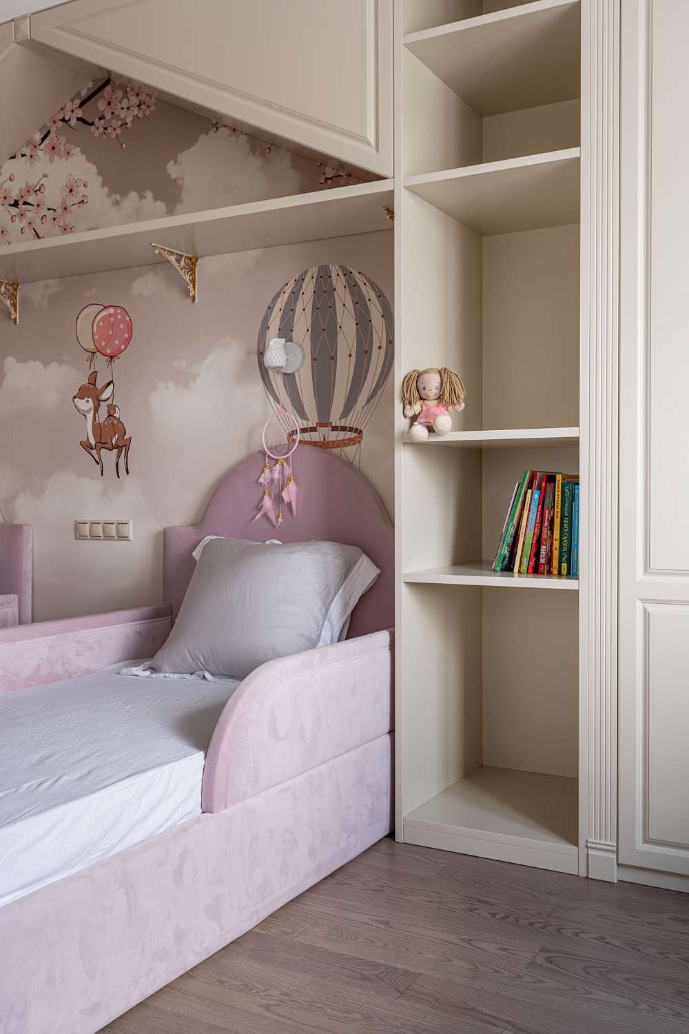 Мебель из МДФ в спальню для девочек